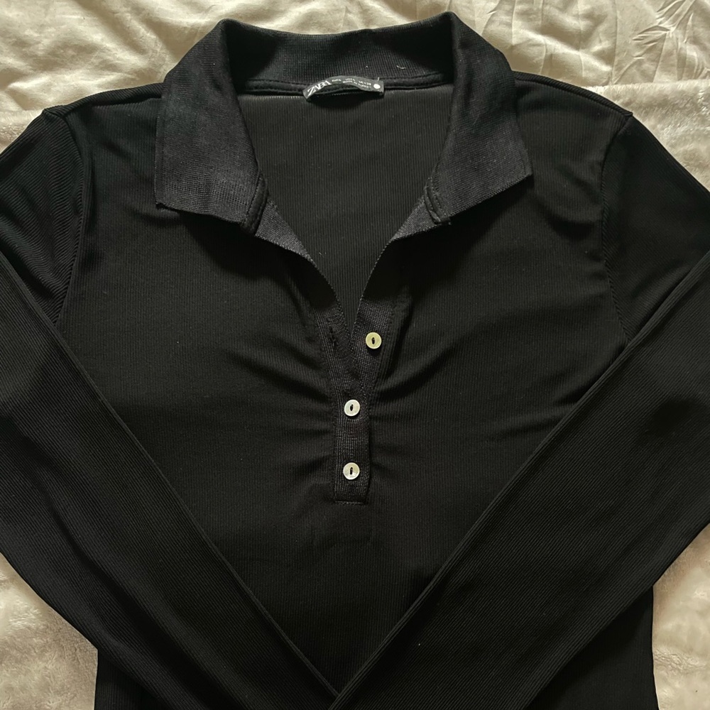 Zara long sleeve bodysuit